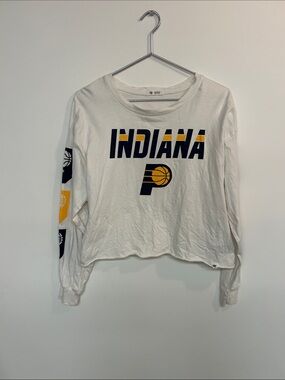 47 Indiana Pacers White Long-Sleeve Graphic Tee